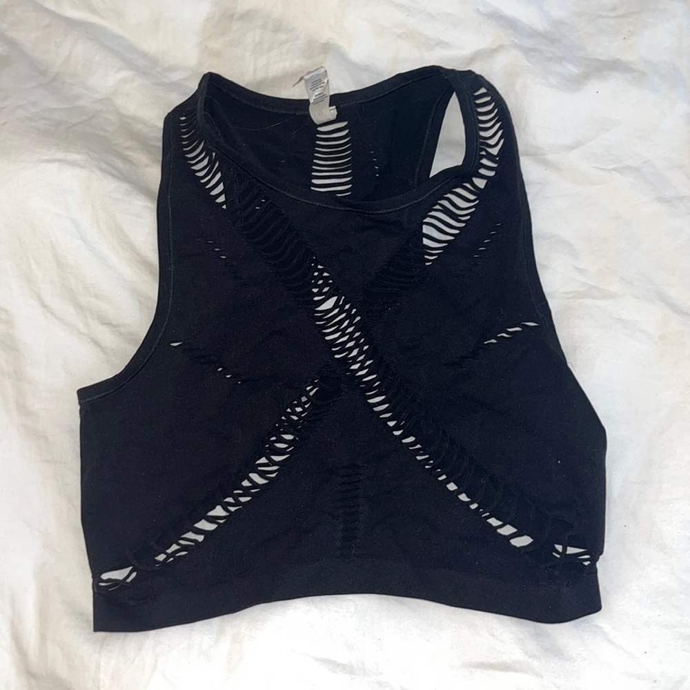 Alo yoga stretchy layering crop top